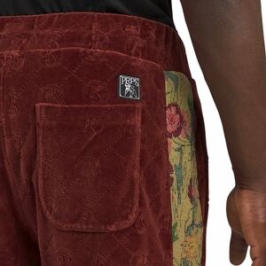 PRPS Deer Valley Monogram Track PANTS sweatpants joggers velour mens Size XL NEW